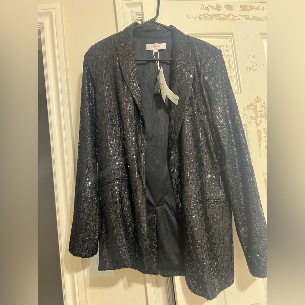 Retro Sequin Blazer Derhy